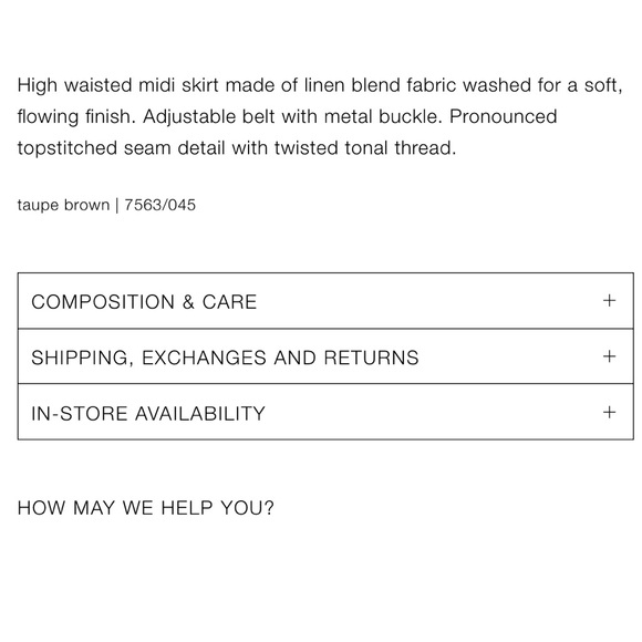 Linen Blend Pareo Skirt - Picture 6 of 6